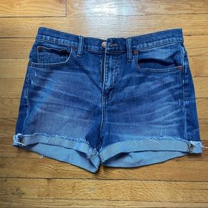 High-Rise Madewell Denim Shorts